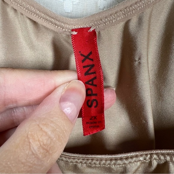 Spanx Tan Open Bust Shaping Tank Top - Picture 3 of 7